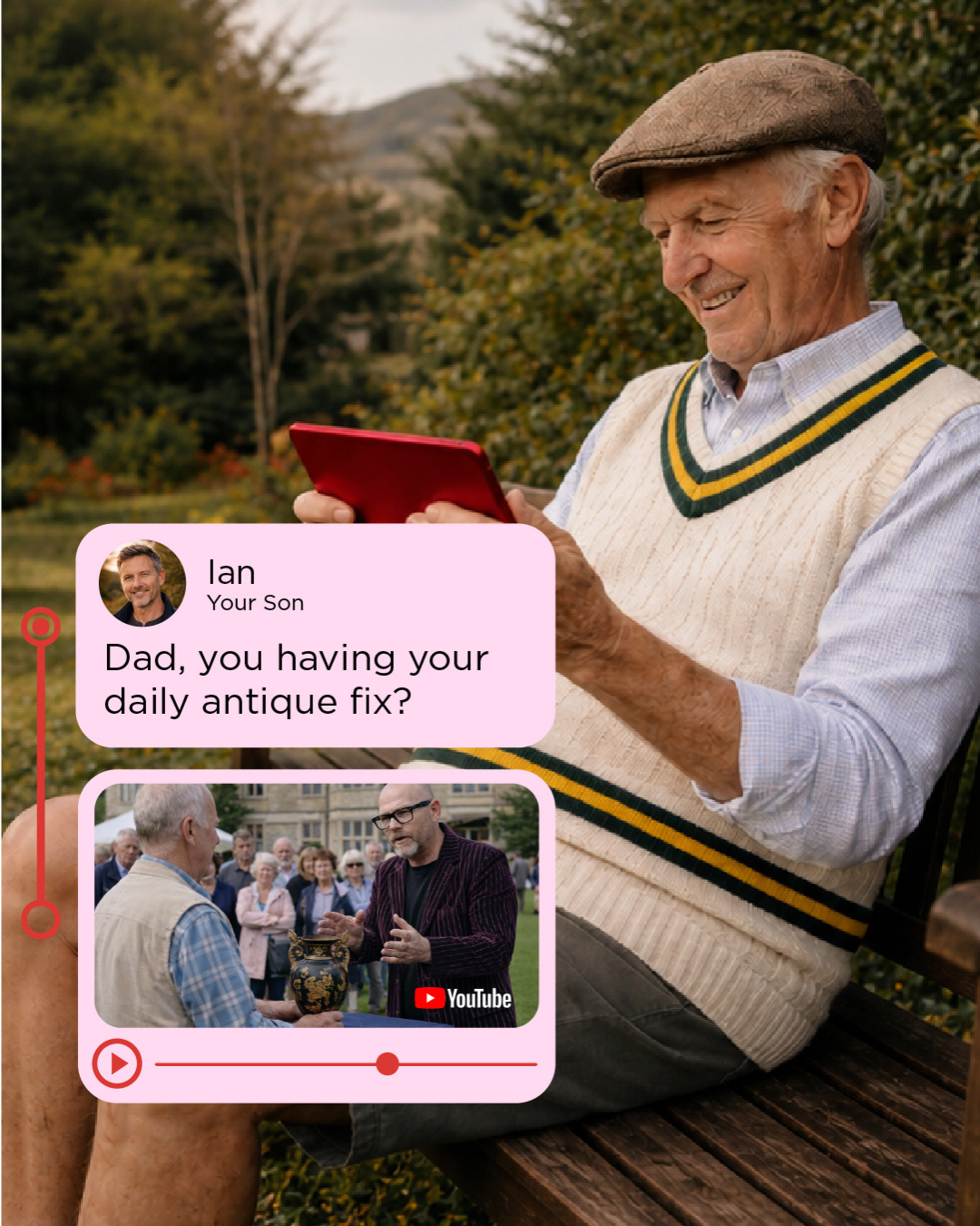 HeartStreet video feature on a tablet